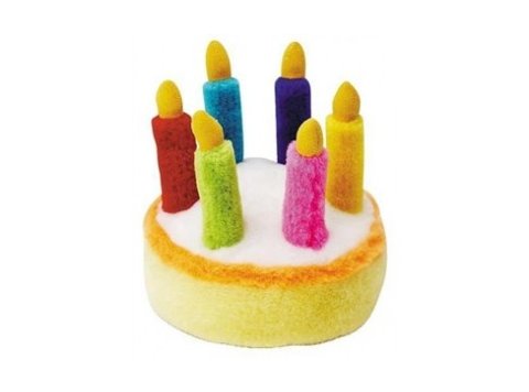 Multipet 6 Candle Birthday Cake