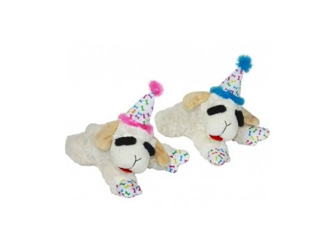 Multipet Lambchop w/ Birthday Hat Pink