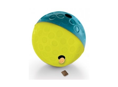 Nina Ottosson Treat Tumble Interactive Puzzle Dog Toy, Blue, Small - Level 1 (Easy)