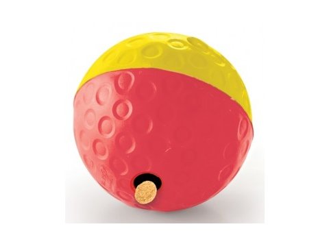 Nina Ottosson Treat Tumble Interactive Puzzle Dog Toy, Red, Large - Level 1 (Easy)