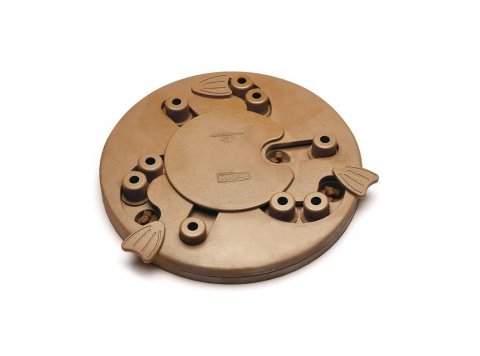 Nina Ottosson Dog Worker Interactive Treat Puzzle Dog Toy, Tan - Level 3 (Advanced)