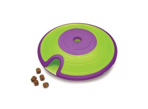 Nina Ottosson Treat Maze Interactive Puzzle Dog Toy, Green - Level 2 (Intermediate)