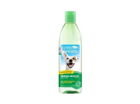 TropiClean Fresh Breath No Brushing Dental Health Solution 16 oz