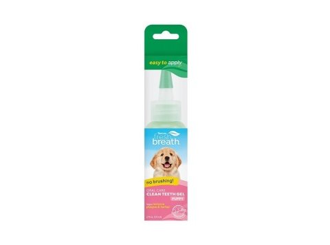 TropiClean Fresh Breath No Brushing Oral Care Gel Puppy 2 oz