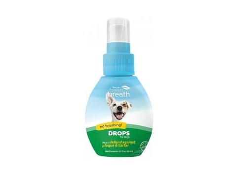 TropiClean Fresh Breath No Brushing Drops 2.2 oz. Bottle