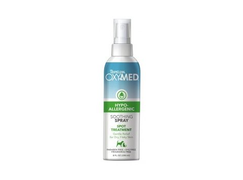 Tropiclean OxyMed Hypo-Allergenic Soothing Spray 8 oz