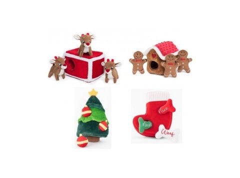 ZippyPaws Holiday Burrow Reindeer Pen