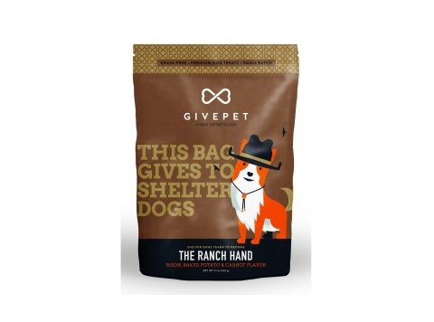 GivePet Crunchy Dog Treats Ranch Hand 12 Oz.