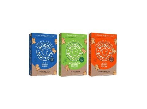 Buddy Biscuits Healthy Whole Grain Oven Baked Treats 8oz Roasted Chicken