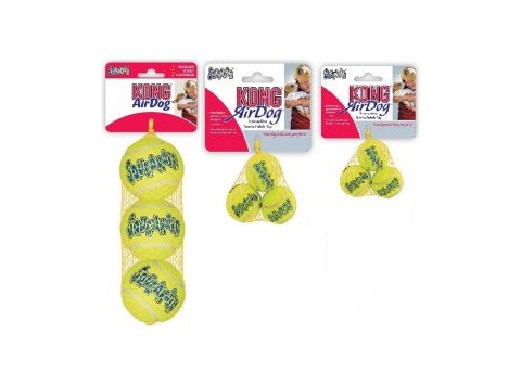 Kong AirDog Squeaker Tennis Balls 3Pk. XSmall