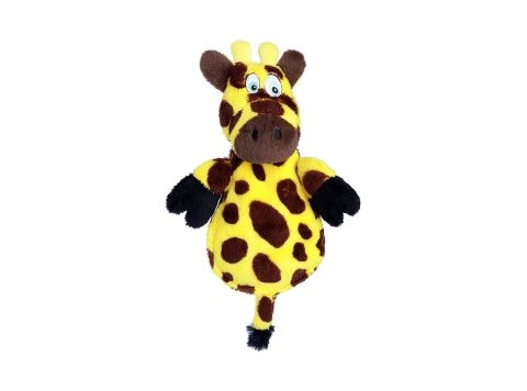 Hear Doggy - Flats Yellow Giraffe with Chew Guard