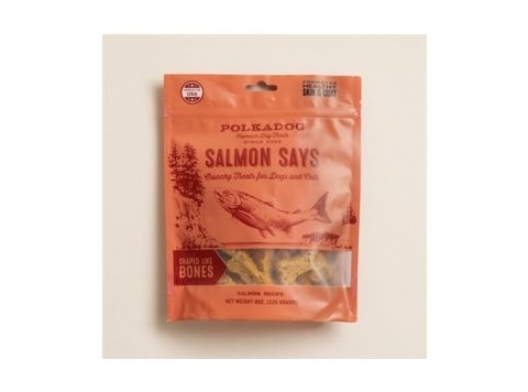 Salmon Says - Bone Shaped - 7oz bag