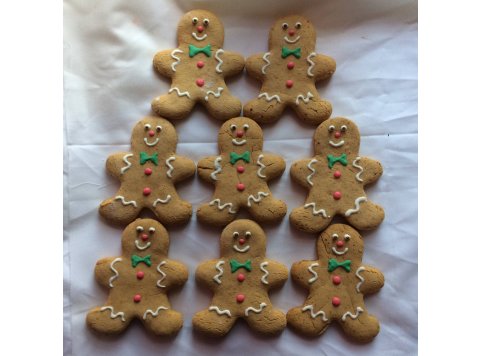 Christmas Gingerbread Gluten Free Dog Treats (PreBook)