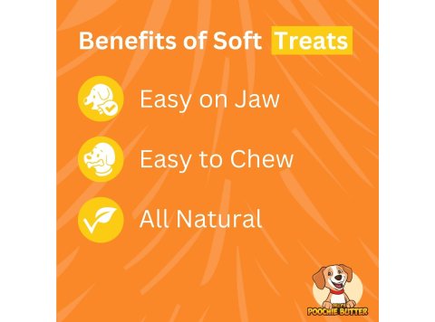 8oz Peanut Butter Soft Chewy Dog Treats