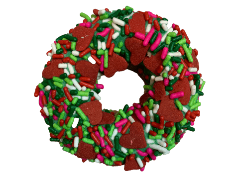Gourmet Donut, Christmas Collection The Grinch Donut Dog Treat