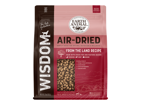 Earth Animal Dog Wisdom Air-Dried From the Land 2Lb