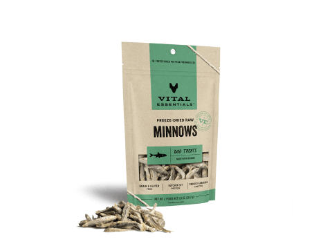 Vital Essentials Dog Freeze-Dried Treat Minnows 1oz.