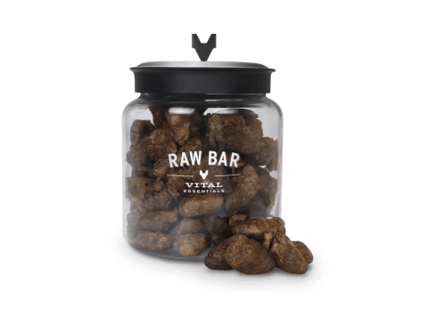 Vital Essentials Dog Cat Freeze Dried Duck Hearts 150 Count
