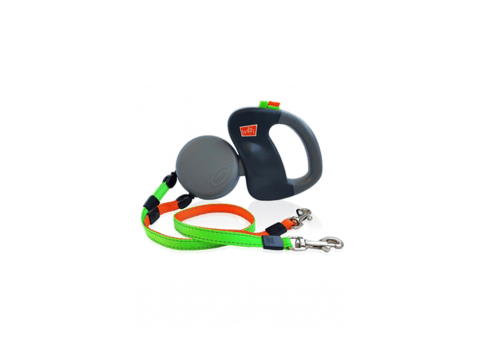 Wigzi Leash - Dual Doggie Retractable