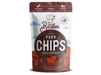 Single Ingredient Pork Chips for Dogs 8oz