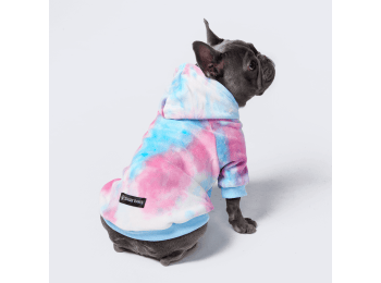 Velvet Dog Hoodie - Snow Cone M