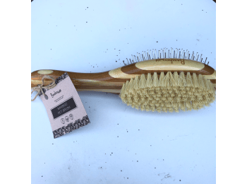 Bamboo Dog & Pet Grooming Brush | Pet Holiday Gift