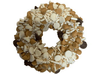 Gourmet Donut, Peanut Butter Cup Blizzard Donut Dog Treat