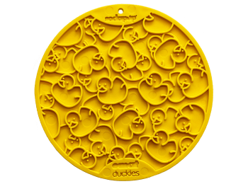 Duckies Design eMat Enrichment Lick Mat With Suction Cups