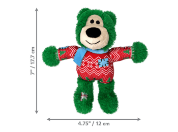 KONG Holiday Wild Knots Bear Assorted Sm/Md