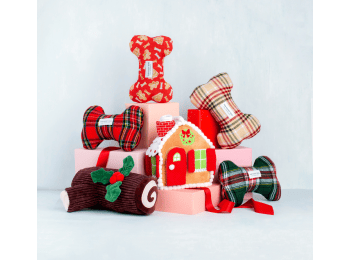 Gingerbread House Interactive Snuffle Holiday Dog Toy