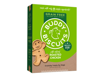 Cloud Star Grain-Free Oven Baked Buddy Biscuits With Rotisserie Chicken Dog Treats 14oz. Box
