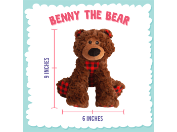 Benny the Bear Dog Toy
