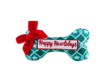 Happy Howlidays Bone - Stocking Stuffer Christmas Dog Toy