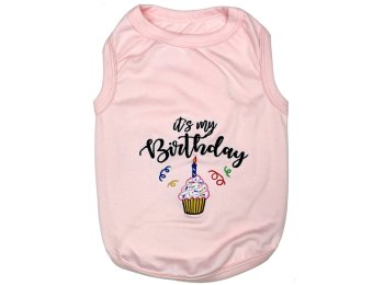 Birthday Girl Dog T-Shirt XS