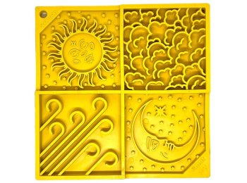 Sky Design eMat Enrichment Lick Mat Light Blue Sky emat