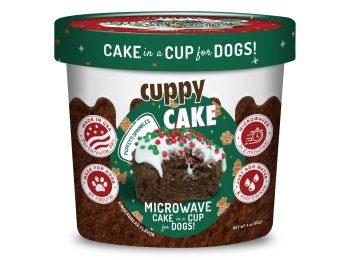 Cuppy Cake-Microwave Dog Christmas Cake in A Cup Gingerbread