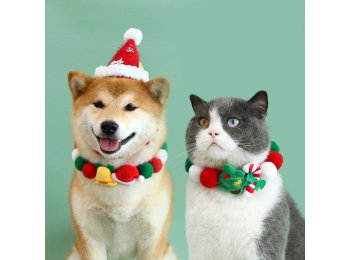 Chrismoo - Christmas Collar for Cats & Dogs Bell
