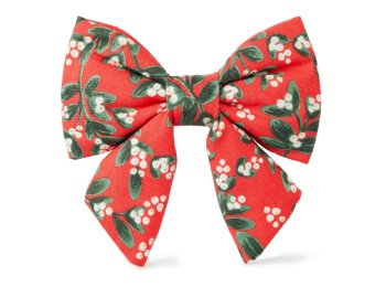 Rifle Paper Co. x TFD Mistletoe Lady Dog Bow Small
