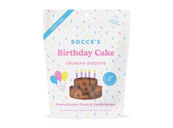 Bocce's Bakery Birthday Cake Biscuit Dog Treats 5oz