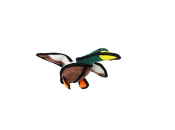 Tuffy Jr Barnyard Duck, Durable, Tough, Squeaky Dog Toy