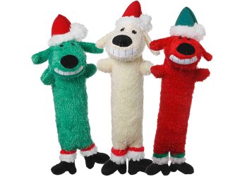 Multipet Loofa Santa (Asst Colors) 12"
