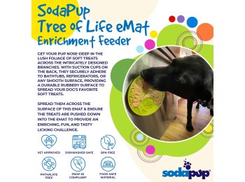 Tree of Life eMat Enrichment Lick Mat With Suction Cups