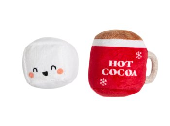 Christmas Hot Cocoa Cat Toys, Set of 2