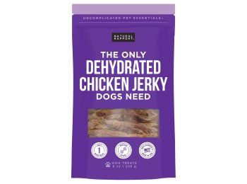 The Only Dehydrated Chicken Jerky Dogs Need 8 oz bag