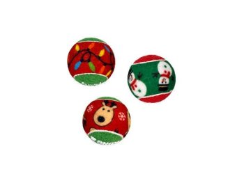 KONG Holiday SqueakAir® Balls 6-pk Sm