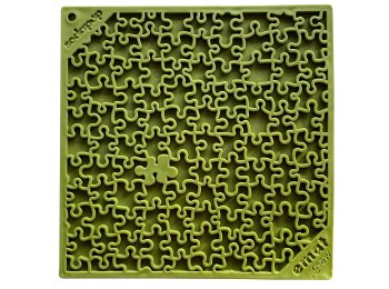 Jigsaw Design Emat Enrichment Licking Mat pink