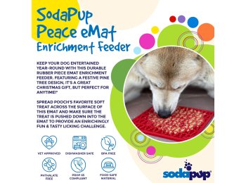Tree Design "Peace" eMat Enrichment Lick Mat