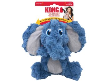 KONG® Scrumplez Elephant Dog Plush Toy Medium