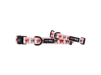 Dog Collar - Candy Cane Coquette (Christmas) Small