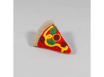 Hand Knit Pizza